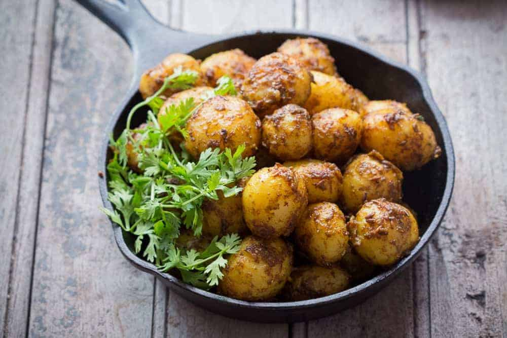 Bombay potatoes (chatpate masala aloo)